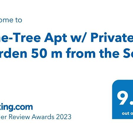 Pine-Tree Apt W/ Private Garden 50 M From The Sea Golem  Exterior photo