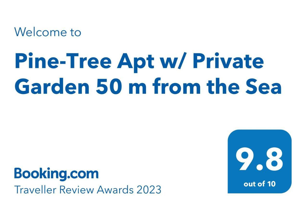 Pine-Tree Apt W/ Private Garden 50 M From The Sea Golem  Exterior photo